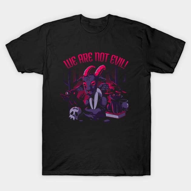 Not Evil! T-Shirt by lucasmussarelli